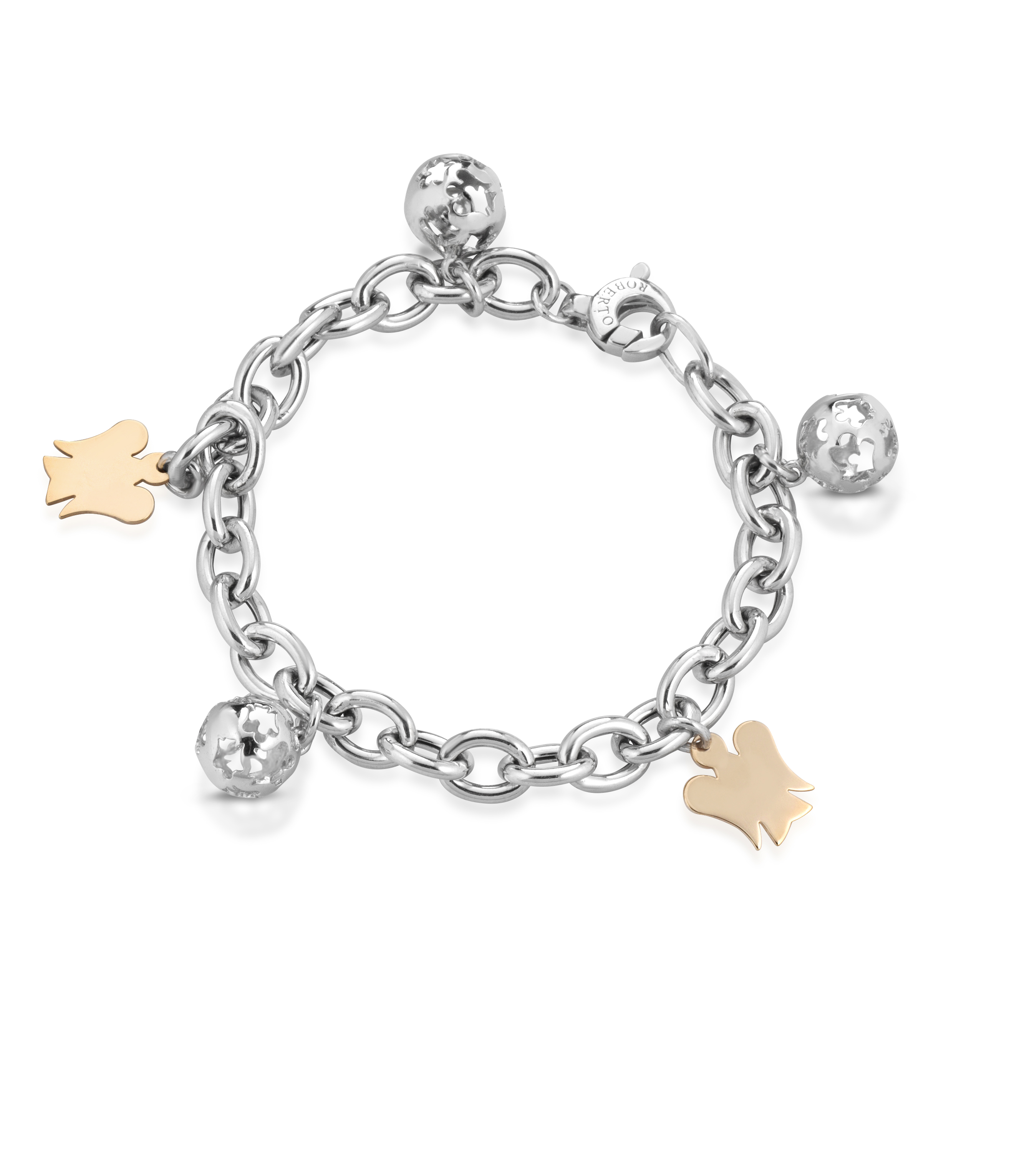Bracciale con charms in argento